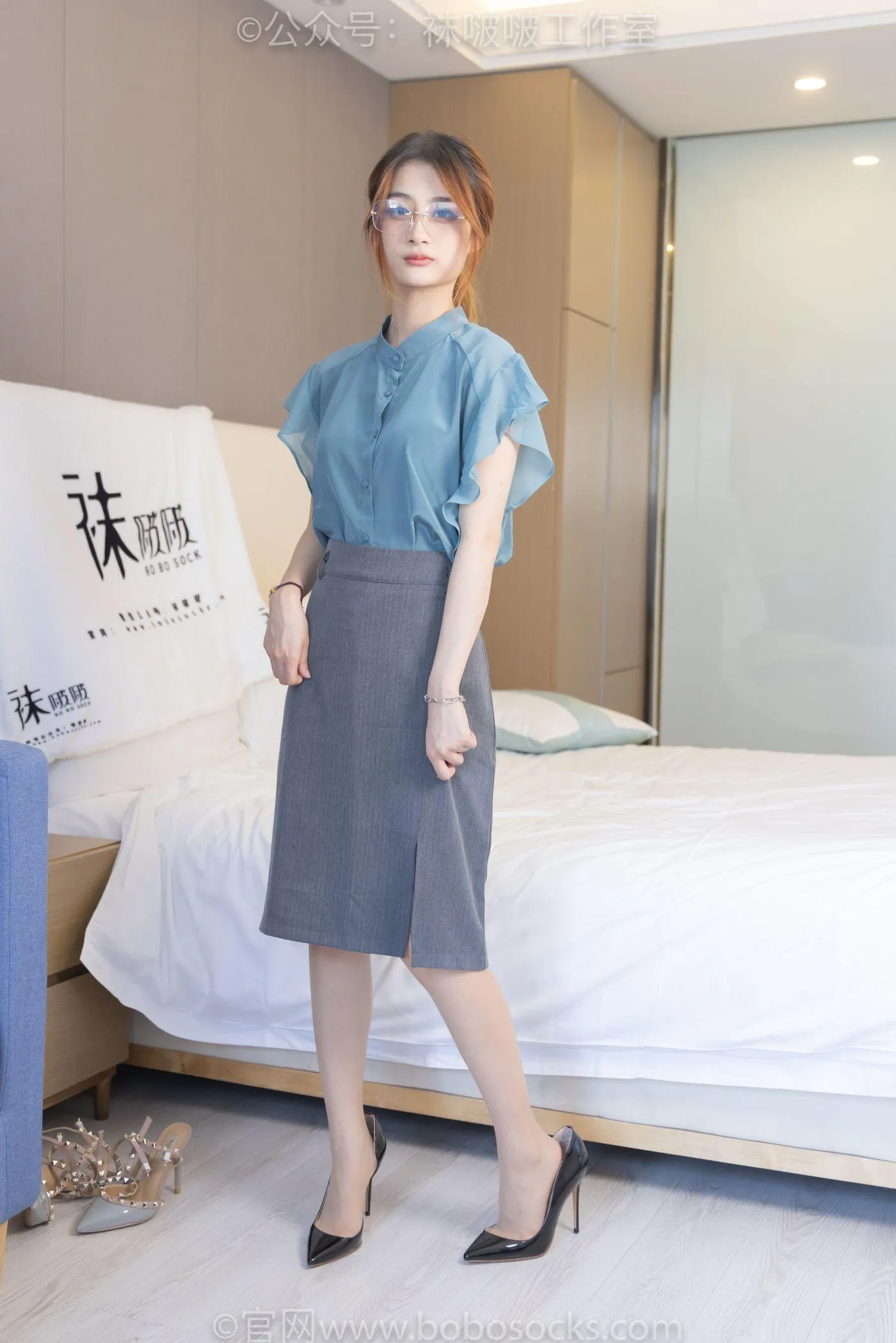 [BoBoSocks袜啵啵]NO.092 苏苏-高跟鞋、高跟凉鞋、肉丝 [140P]插图8